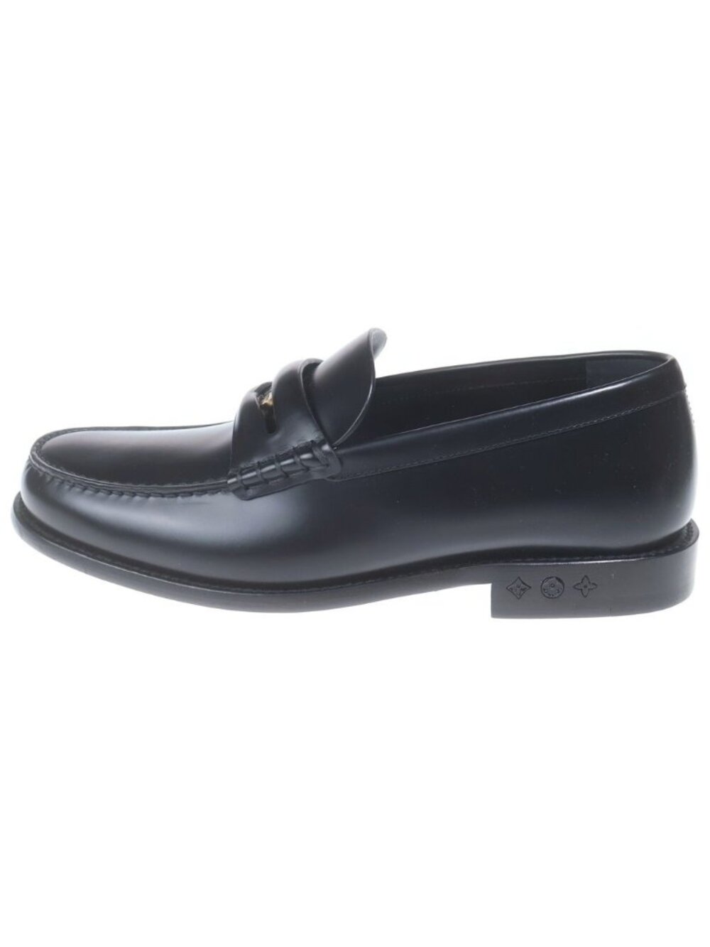Louis Vuitton Loafer Leather Loafers Shoes Black